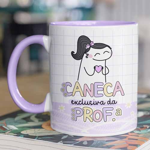 Estampas Florks Dia dos Professores Sublimação Canecas
