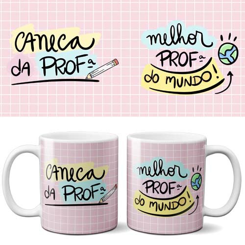 Pacote 30 Artes Dia Professores Mockups Estampas Pandoca