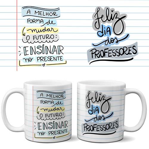Pacote 30 Artes Dia Professores Mockups Estampas Pandoca