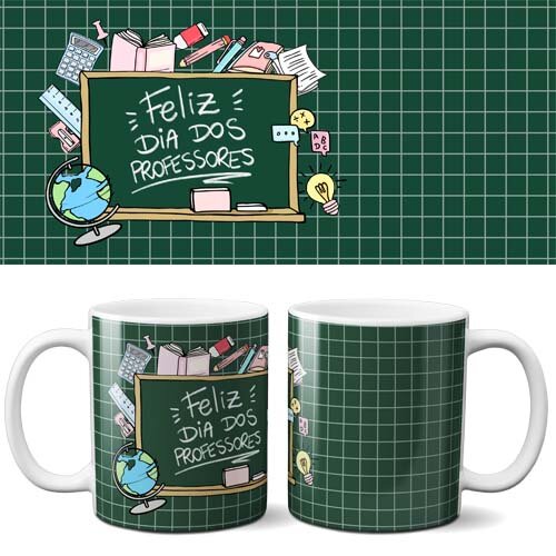Pacote 30 Artes Dia Professores Mockups Estampas Pandoca