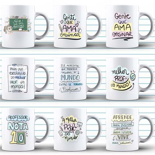 Pacote 100 Artes Frases Png Dia dos Professores Estampas