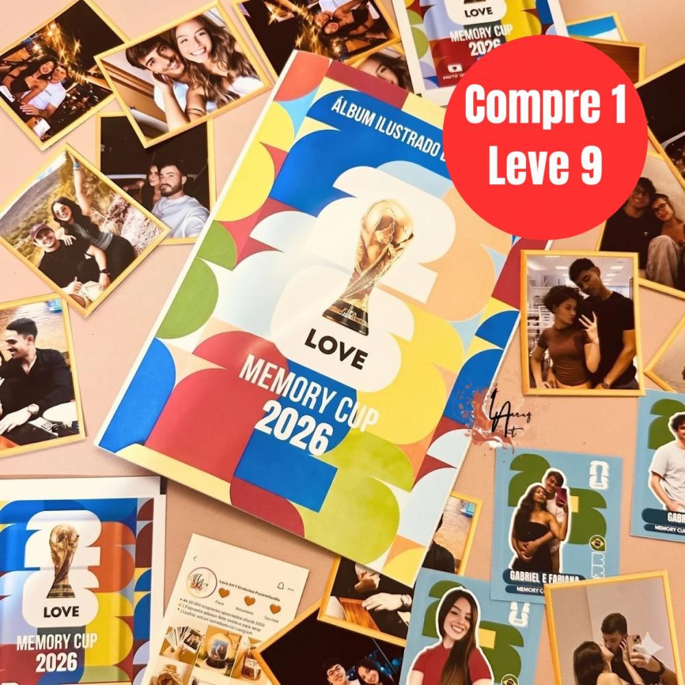 Arquivo Digital Álbum Casal da Copa 2026 Editável Canva -7002