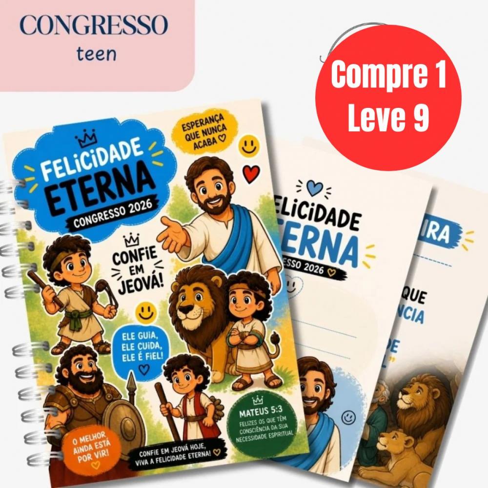 Arquivo Digital Caderno Congresso 2026  Felicidade Eterna Com Ati