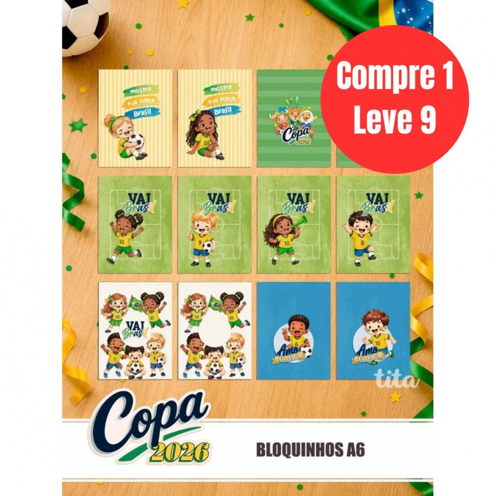Arquivo Digital Copa 2026  Kit Encadernação -7008