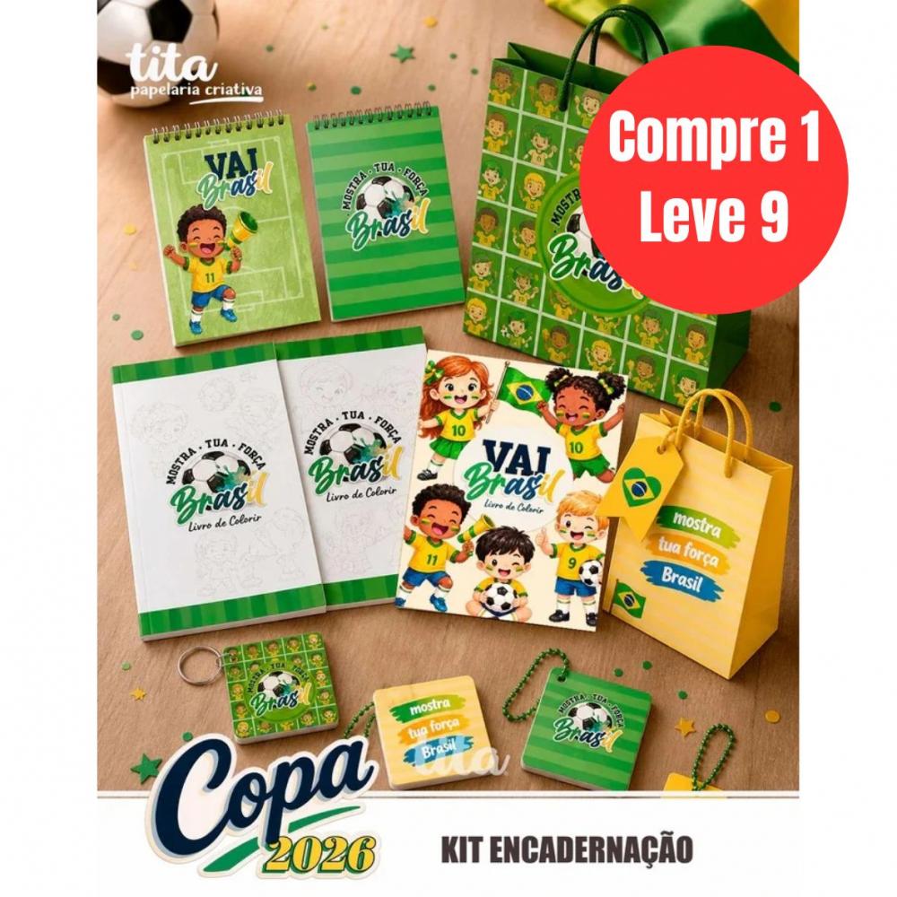 Arquivo Digital Copa 2026  Kit Encadernação -7008