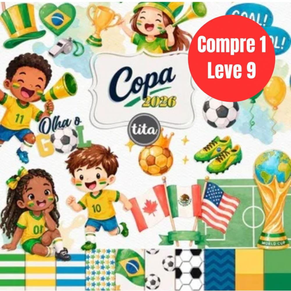 Arquivo Digital Copa 2026 Combo Ilustrações  -7009