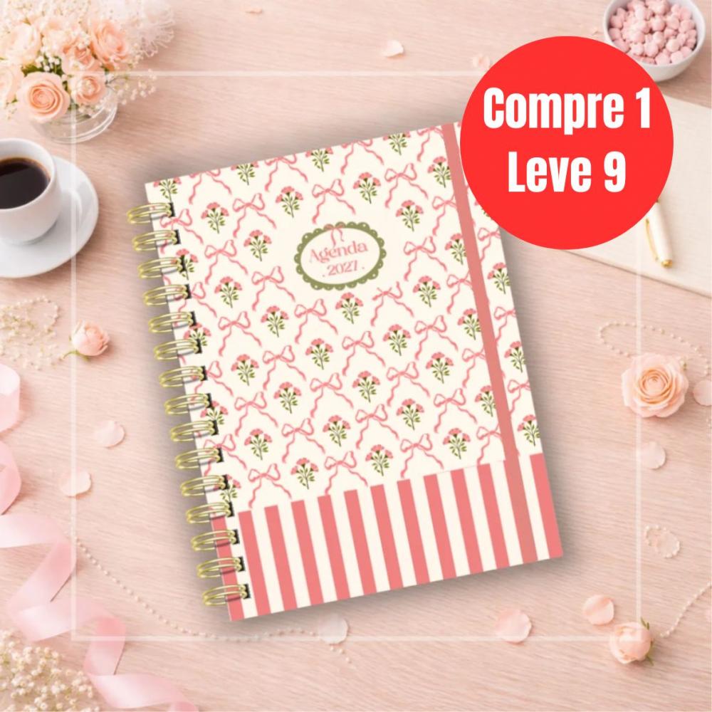 Arquivo Digital Combo Agendas 2027 Laços e Flores -7010