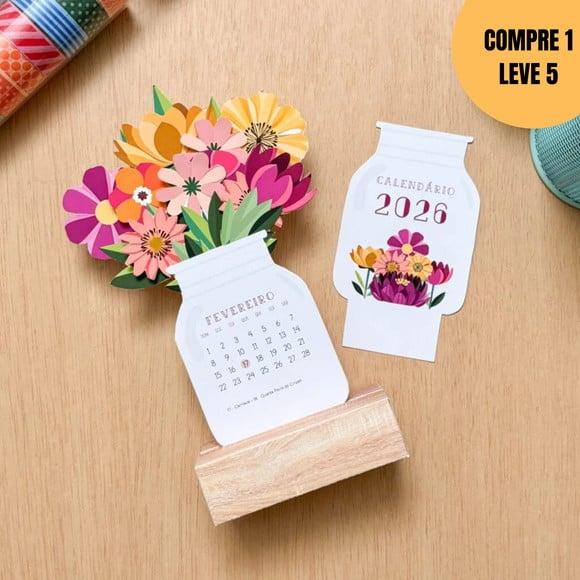 Arquivo de Corte 2026 Calendário Mesa -6125