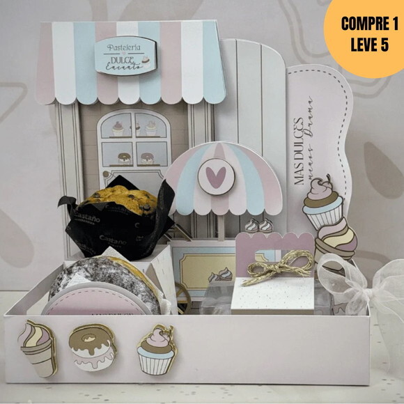 Arquivo de Corte Bandeja de Doce Celebração -4058