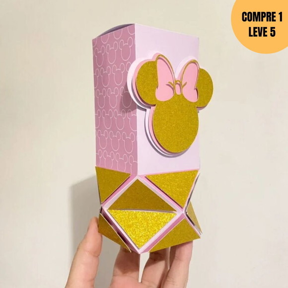 Arquivo de Corte Caixa Geométrica Minnie -4112
