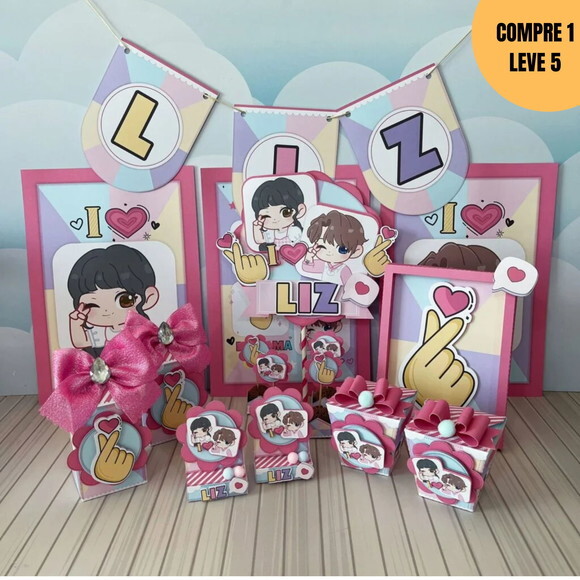 Arquivo de Corte Dorama Kit Festa Pronta -3808