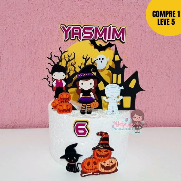 Arquivo de Corte Hallowen Topo de Bolo 35 -