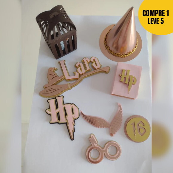 Arquivo de Corte Harry Potter Menina Topo de Bolo 95 -