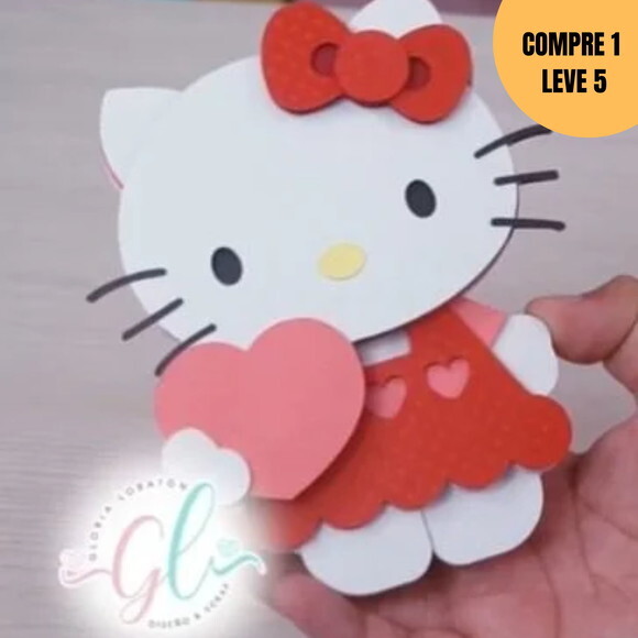Arquivo de Corte Hello Kitty Camadas