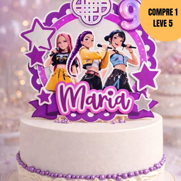 Arquivo de Corte Huntrix Topo de Bolo -6197