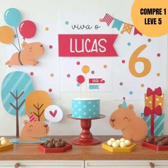 Arquivo de Corte Mesa Posta Capivara -5870