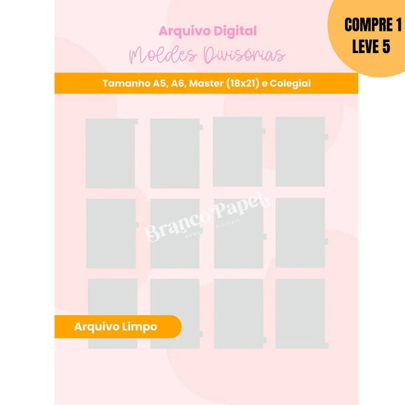 Arquivo de Corte Moldes Divisórias -3067