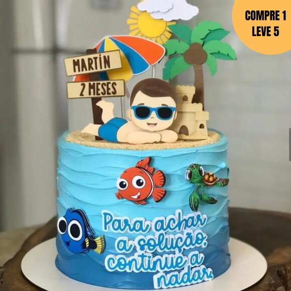 Arquivo de Corte Nemo Topo de Bolo -2634