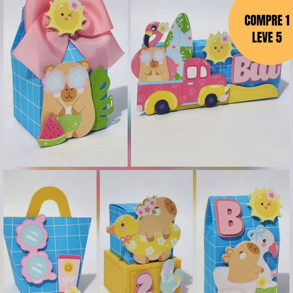 Arquivo de Corte Pooh Party Capivara Kit Festa Pronta -5131