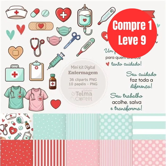Arquivo de Corte Printables Dia da Enfermagem -6932