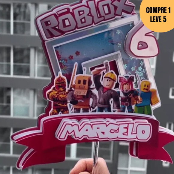 Arquivo de Corte Roblox Topo de Bolo -4106