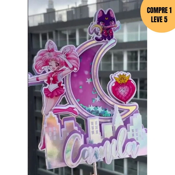 Arquivo de Corte Sailor Moon Topo de Bolo -4108