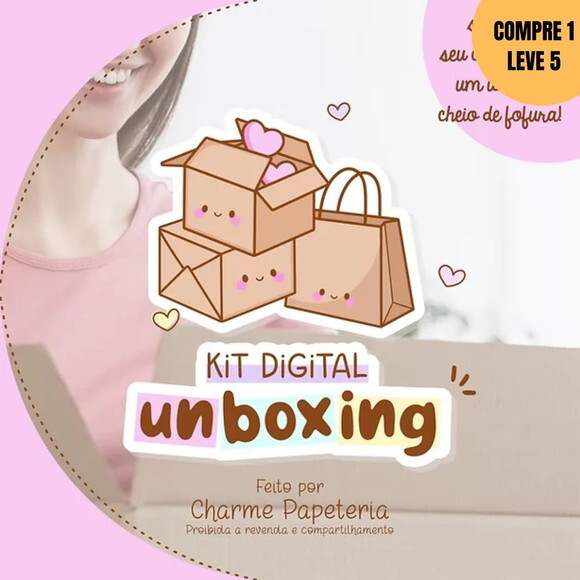 Arquivo de Corte Unboxing Kit Digital -3954