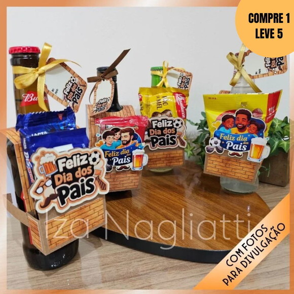 Arquivo Digital 4 Modelos de Lapelas para Garrafas -4466