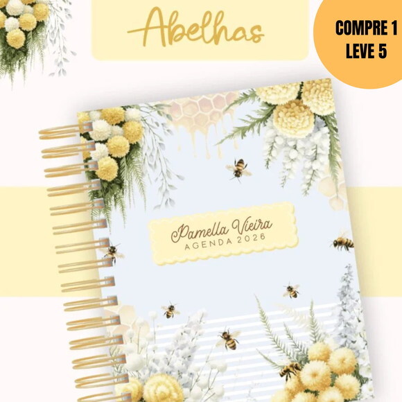 Arquivo Digital Abelha Agendas e Planners 2026 -6081