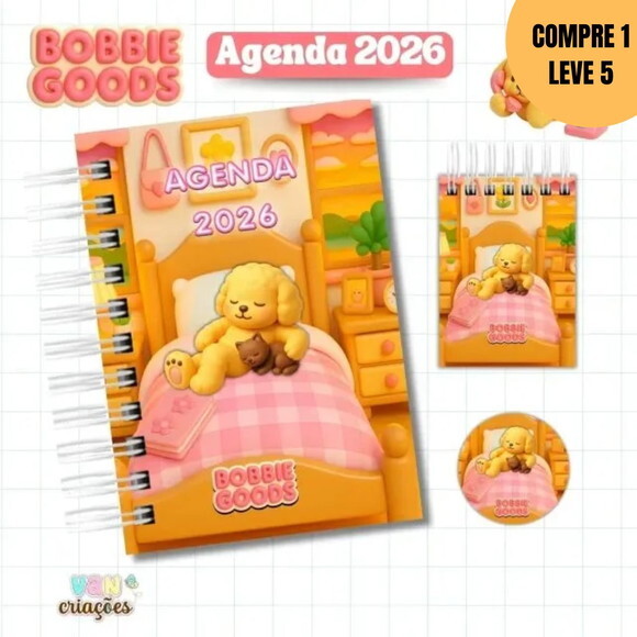 Arquivo Digital Agenda 2026 Datada Bobbie Goods -4530