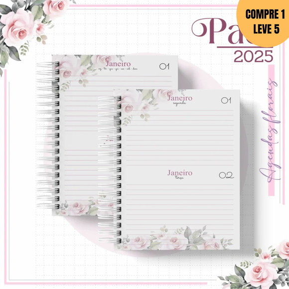 Arquivo Digital Agenda Alfabeto Floral 2025 -248