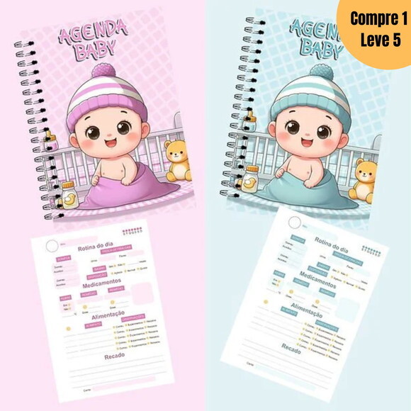 Arquivo Digital Agenda Baby A5 -1304