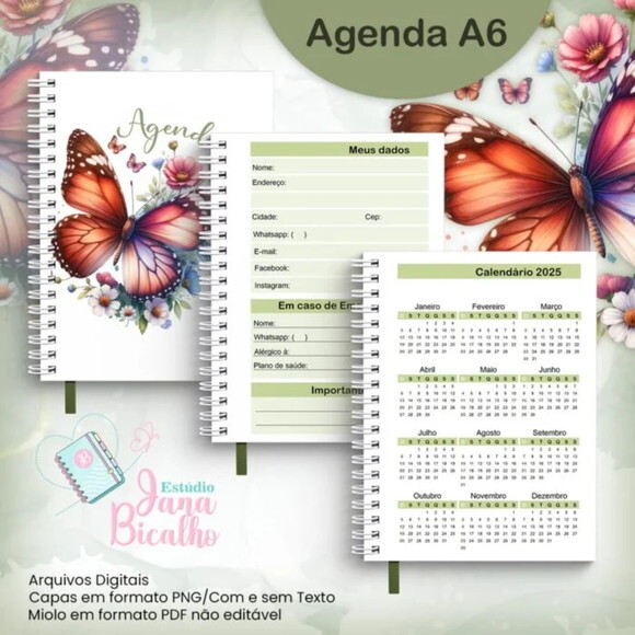 Arquivo Digital Agenda Datada A6 1dpp 2025- 149