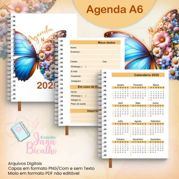 Arquivo Digital Agenda Datada A6 2dpp 2025- 148