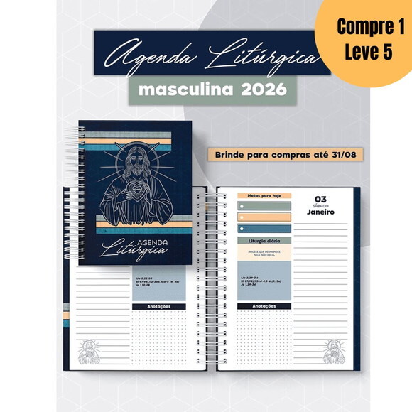 Arquivo Digital Agenda Liturgia Católica Masculina 2026