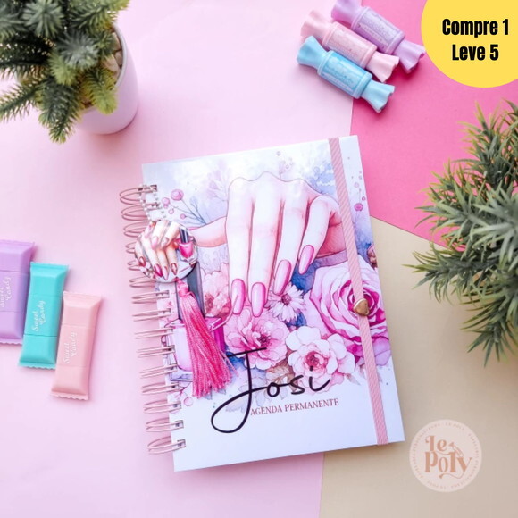 Arquivo Digital Agenda Manicure Flowers 2025 - 413