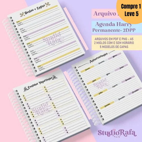 Arquivo Digital Agenda Permanente Harry Potter 2dpp -1328