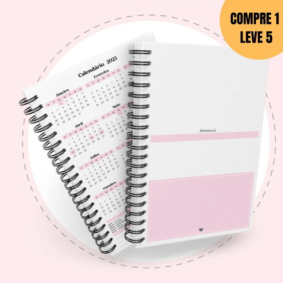Arquivo Digital Agenda Semanal Big 18×24 Datada 2025 -189