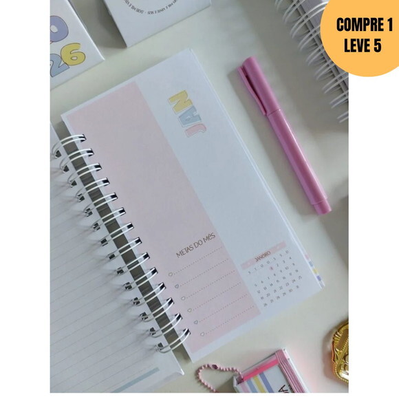 Arquivo Digital Agenda Slim Linha Collors 2026 -4362