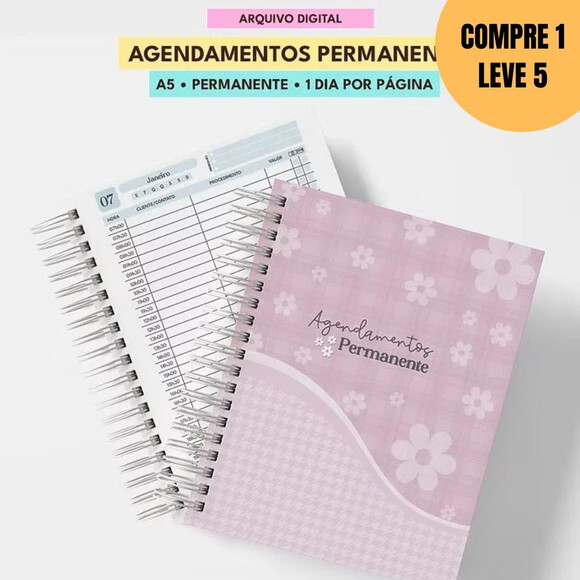Arquivo Digital Agendamento Permanente A5 1dpp -4794