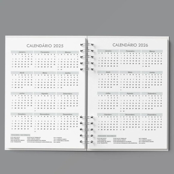 Arquivo Digital Agendamento Semanal 2025 Neutro - 152