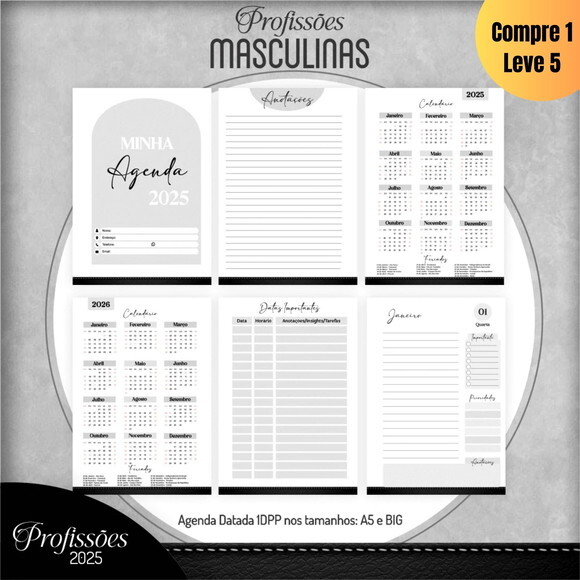 Arquivo Digital Agendamentos Masculino Profissões 2025 -274