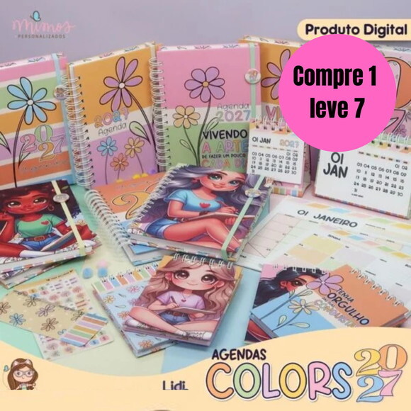 Arquivo Digital Agendas Colors A5 2027 - 6669