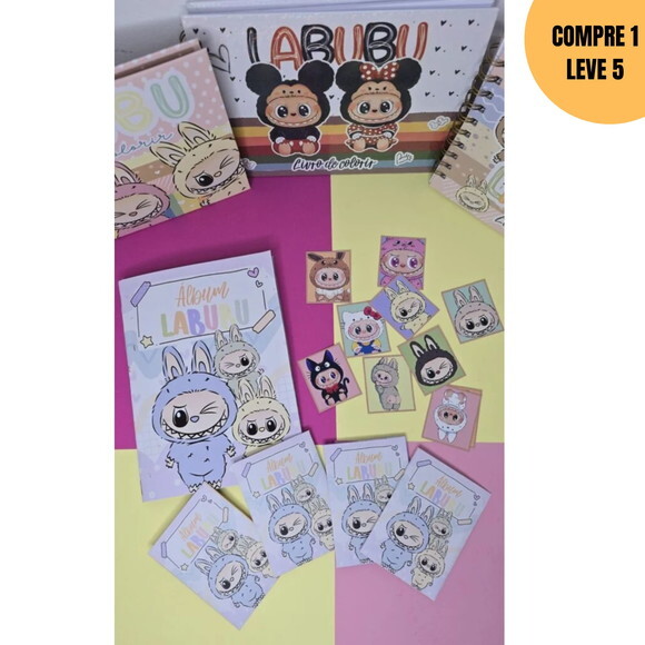 Arquivo Digital Álbum de Figurinhas Labubu -3848