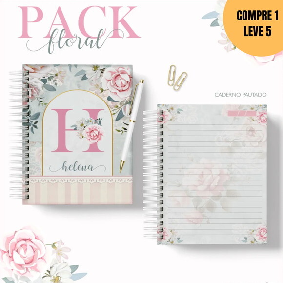 Arquivo Digital Alfabeto Floral Agendas 2026 -2914