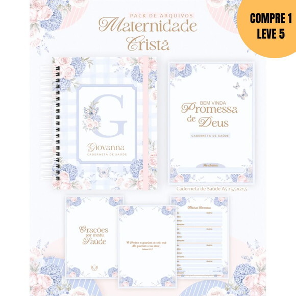 Arquivo Digital Alfabeto Floral Menina Maternidade -4432
