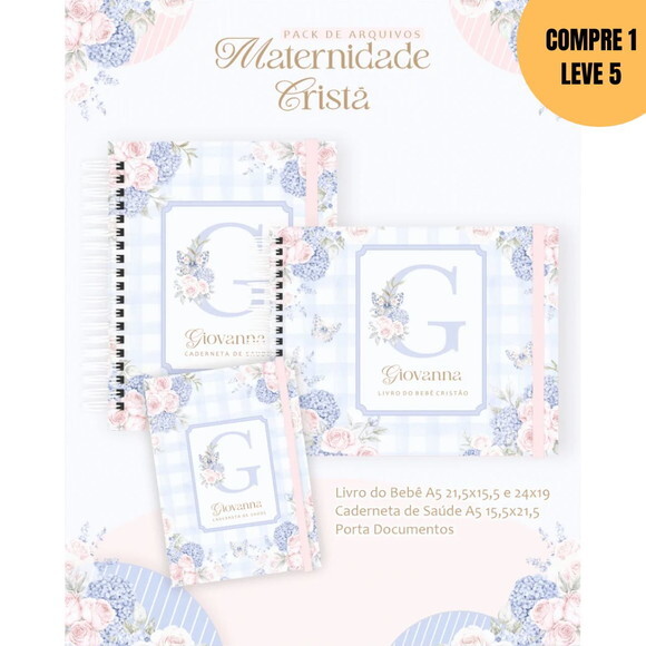 Arquivo Digital Alfabeto Floral Menina Maternidade -4432