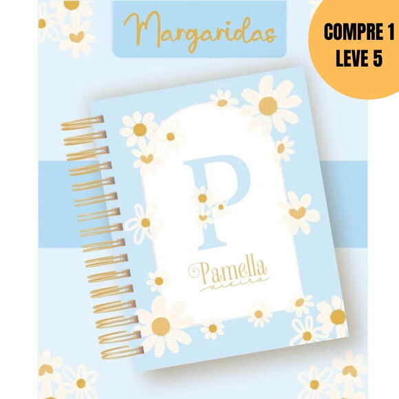 Arquivo Digital Alfabeto Margaridas Agendas Planners -5730