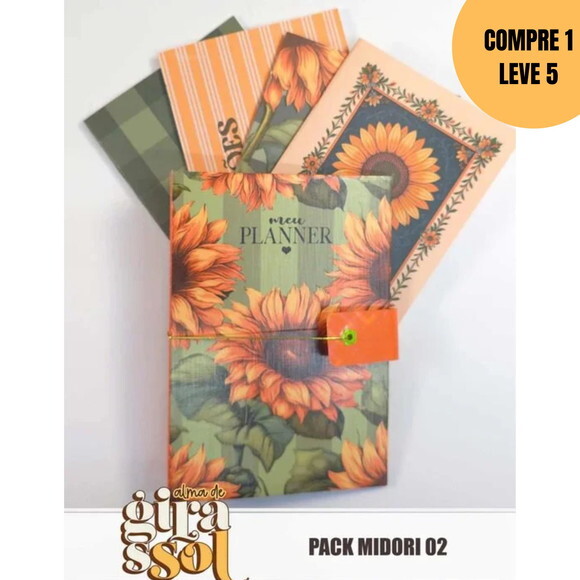 Arquivo Digital Alma de Girassol Pack Midori 02 -5932