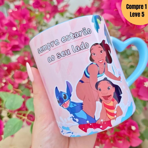 Arquivo Digital Amizade Lilo Arte Avulsa Caneca -1272